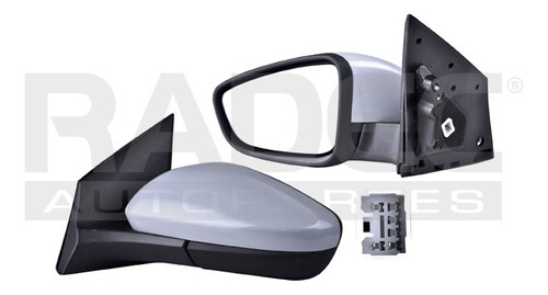 [018-0604-19] ESPEJO CV AVEO 18-23 LINEA NUEVA ELECTRICO P/PINTAR 3 PINES LS/LT/LTZ L4 4 CILINDROS 1.5L 4 PUERTAS IZQ