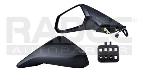 [018-0608-03] ESPEJO CV CAMARO 10-15 ELECTRICO P/PINTAR 3 PINES 2SS/1SS/1LT/ZL1/Z-28/SS/LS/LT V6/V8 6/8CILINDROS 3.6/6.2/7.0L 2 PUERTAS IZQ