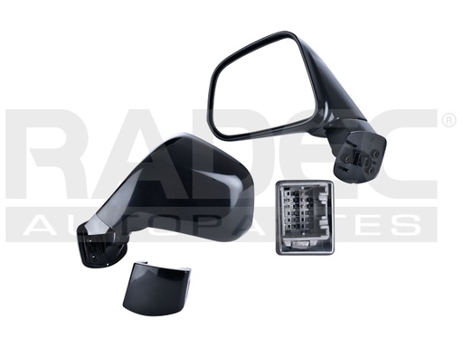 [018-0610-03] ESPEJO CV CAPTIVA 08-15 ELECTRICO C/DESENPANANTE P/PINTAR 5 PINES XR/XE/HYBRID/LTZ/LS/LT L4/V6 4/6 CILINDROS 2.4/3.0/3.5L 4 PUERTAS IZQ