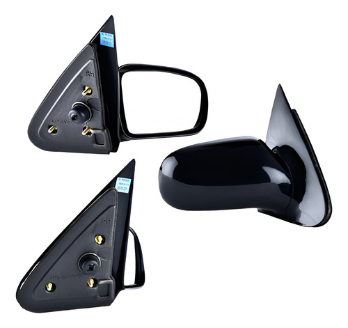 [018-0611-02] ESPEJO CV CAVALIER 95-05 MANUAL C/BASE NEGRO Z24/SE/BASE/LS L4 4 CILINDROS 2.2L 4 PUERTAS DER