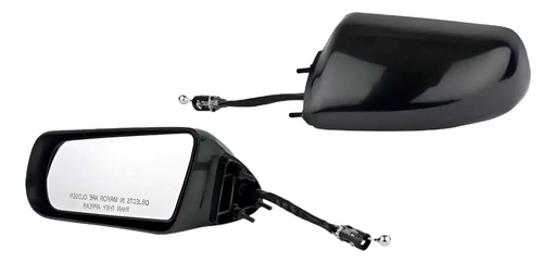[018-0611-05] ESPEJO CV CAVALIER 90-94 4 PUERTAS C/CONTROL NEGRO LE/VL/RS/Z24/SE/GT/BASE IZQ