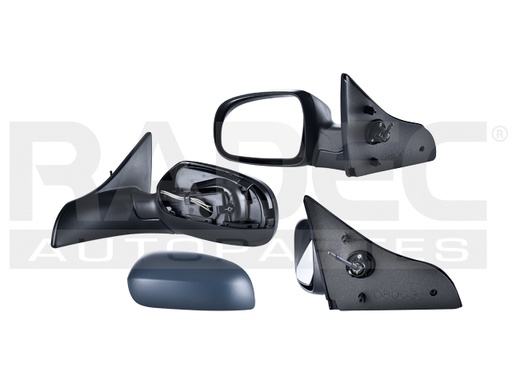 [018-0614-17] ESPEJO CV CHEVY C3 09-12 C/CONTROL P/PINTAR C/ADAPTADOR P/ 94-09 IZQ