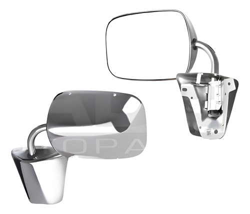 [018-0615-02] ESPEJO CV CHEYENNE/CUSTOM 77-91/SUBURBAN 73-91 C/BASE ACERO INOXIDABLE BASE/SLE DER/IZQ