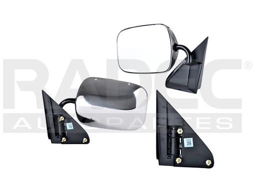 [018-0615-05] ESPEJO CV CHEYENNE/CUSTOM 92-98 MANUAL C/BASE ACERO INOXIDABLE WT/BASE/LS/SL/SLE/SLT IZQ