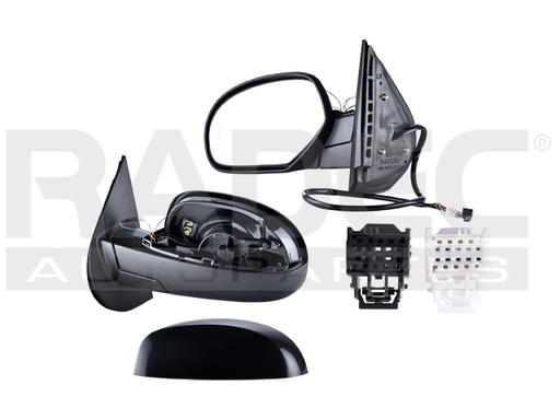 [018-0615-19] ESPEJO CV CHEYENNE 07-13 ELECTRICO ABATIBLE C/DESEMPANANTE C/DIRRECCIONAL C/MEMORIA C/LUZ P/PINTAR LTZ/BASE/LS/LT/Z71/DENALI/SLE/SLT IZQ