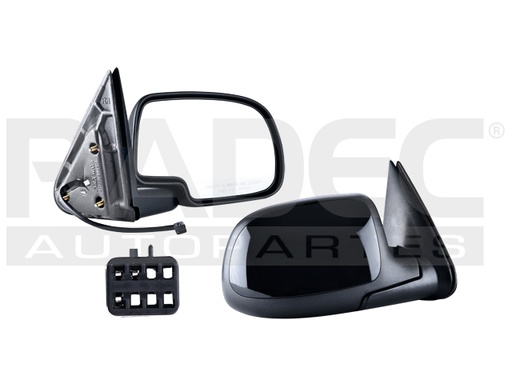 [018-0615-20] ESPEJO CV CHEYENNE 99-06 ELECTRICO C/CONCHA P/PINTAR 3 PINES LS/LT DER