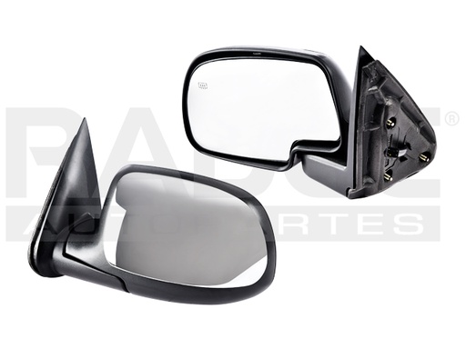[018-0615-33] ESPEJO CV CHEYENNE 99-06 ELECTRICO C/DESEMPANANTE CROMADO 5 PINES HT/WT/BASE/LS/LT/DENALI/SL/SLE/SLT IZQ