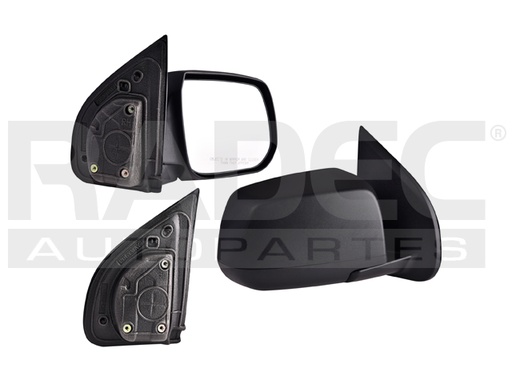 [018-0616-26] ESPEJO CV COLORADO 16-22 MANUAL CORRUGADO 4X2/4X4/VERSION A/VERSION B/VERSION C L4/V6 4/6 CILINDROS 2.5/3.6L 4 PUERTAS DER