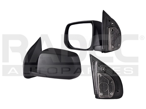 [018-0616-27] ESPEJO CV COLORADO 16-22 MANUAL CORRUGADO 4X2/4X4/VERSION A/VERSION B/VERSION C L4/V6 4/6 CILINDROS 2.5/3.6L 4 PUERTAS IZQ