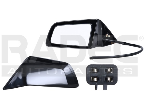 [018-0621-05] ESPEJO CV CUTLASS 87-96  ELECTRICO NEGRO 3 PINES TOURING/STE/LE/LIMITED/SE/SS/BASE IZQ
