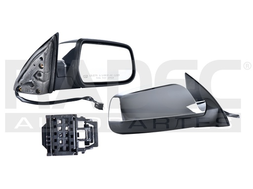 [018-0622-10] ESPEJO CV EQUINOX 16-17 ELECTRICO C/DESENPANANTE CROMADO 5 PINES L/LTZ/LS/LT/DENALI/SL/SLE/SLT DER
