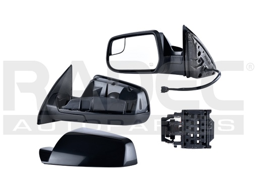 [018-0622-15] ESPEJO CV EQUINOX 10-15 ELECTRICO C/DESENPANANTE C/PUNTO CIEGO P/PINTAR 6 PINES L/LTZ/LS/LT/DENALI/SLE/SLT IZQ