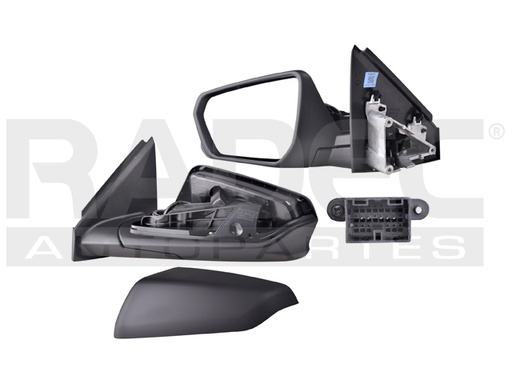 [018-0622-27] ESPEJO CV EQUINOX 18-21 ELECTRICO P/PINTAR 3 PINES LS/LT/PREMIER/MIDNIGHT/SLT L4 4 CILINDROS 1.5/2.0L 5 PUERTAS IZQ
