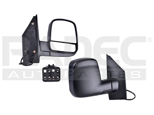 [018-0623-22] ESPEJO CV EXPRESS VAN 08-18 ELECTRICO C/DESEMPANANTE CORRUGADO 5 PINES BASE/LS/LT/SLE/SLT/1500/2500/3500 V8 8CILINDROS 4.8/6.0L 3/4 PUERTAS DER