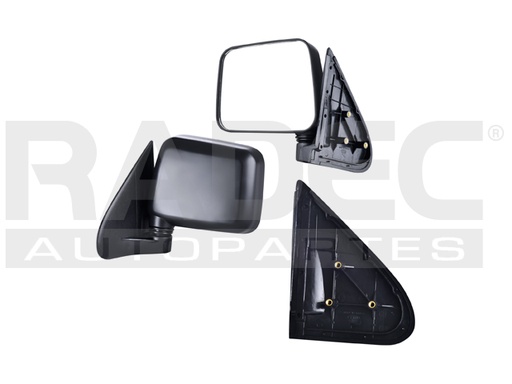 [018-0629-01] ESPEJO CV LUV 97-06 MANUAL NEGRO IZQ