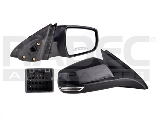 [018-0630-46] ESPEJO CV MALIBU 13-15 ELECTRICO C/DESEMPANANTE C/DIRECCIONAL C/MEMORIA 11 PINES LT/LS/LTZ DER