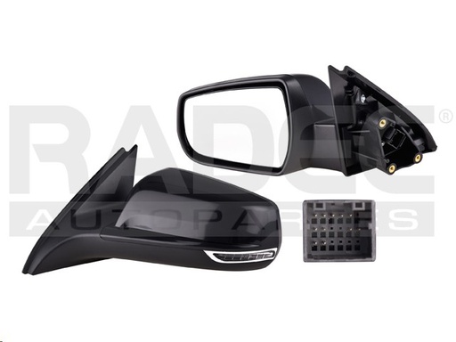 [018-0630-47] ESPEJO CV MALIBU 13-15 ELECTRICO C/DESEMPANANTE C/DIRECCIONAL C/MEMORIA 11 PINES LT/LS/LTZ IZQ