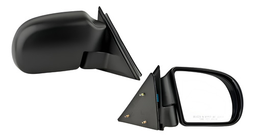 [018-0635-11] ESPEJO CV S-10 98-04 MANUAL NEGRO DIAMOND/XTREME/ZR5/ENVOY/ZR2/SLS/SS/LTZ/BASE/LS/DENALI/SL/SLE/SLT V6 6 CILINDROS 2.2/4.3L 2/4 PUERTAS IZQ