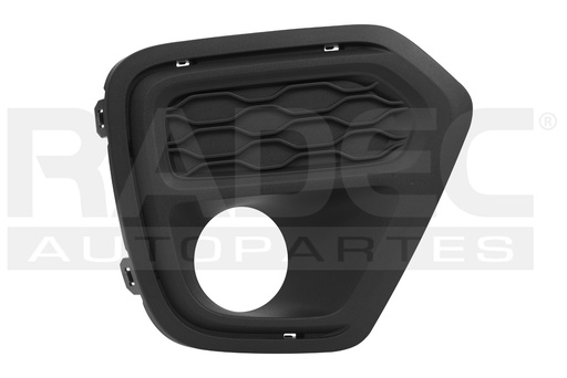 [003-2602-08] REJILLA FASCIA DELANTERA RN KANGOO 19-23 C/HOYO P/FARO INTENS L4 4 CILINDROS 1.6L 5 PUERTAS ARGENTINA DER