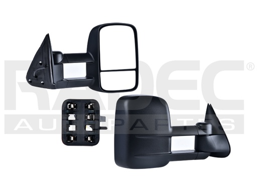 [018-0639-32] ESPEJO CV SILVERADO 99-02 ELECTRICO TELESCOPICO CORRUGADO 3 PINES V/LS/LT /1500/2500/3500 V8 8 CILINDROS 4.8/5.3/6.0L 2/4 PUERTAS DER