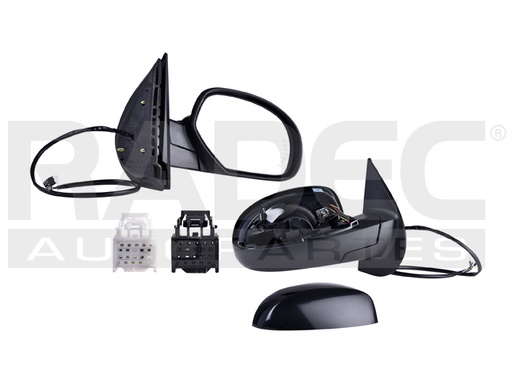 [018-0639-44] ESPEJO CV SILVERADO 07-13 ELECTRICO C/DESENPANANTE C/DIRECCIONAL C/MEMORIA E/ABATIBLE P/PINTAR 1500/2500/LS/LT/Z1 V8 8 CILINDROS 4.0/4.3/5.3/L 2/4 PUERTAS DER