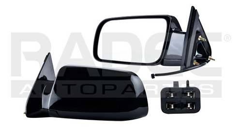[018-0642-01] ESPEJO CV SUBURBAN 92-98 ELECTRICO NEGRO 3 PINES /BASE/LS/Z71/SL/SLE /SLT V8 8 CILINDROS 5.7/6.5/7.4L 2/4 PUERTAS IZQ