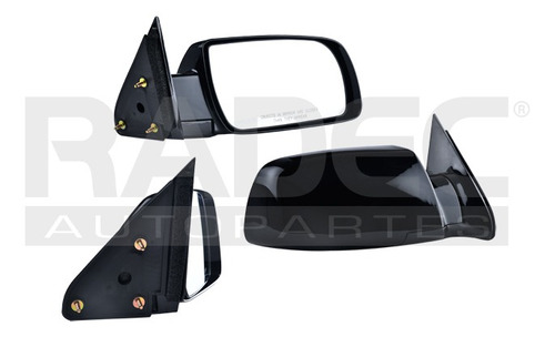 [018-0642-02] ESPEJO CV SUBURBAN 92-98 MANUAL NEGRO LIMITED/WT/BASE/LS/LT/SLE/SLT V8 8 CILINDROS 5.7/6.5/7.4L 2/4 PUERTAS DER