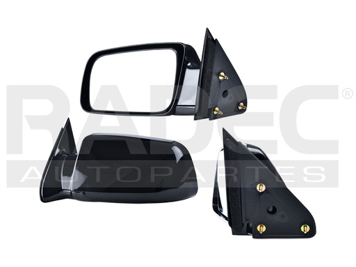 [018-0642-03] ESPEJO CV SUBURBAN 92-98 MANUAL NEGRO LIMITED/WT/BASE/LS/LT/SLE/SLT V8 8 CILINDROS 5.7/6.5/7.4L 2/4 PUERTAS IZQ