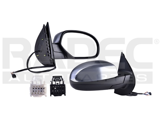 [018-0644-06] ESPEJO CV TAHOE 07-14 ELECTRICO C/DESEMPANANTE C/DIRECCIONAL C/MEMORIA C/LUZ E/ABATIBLE SATINADO PREMIUM/XFE/WT/PLATINUM/LTZ/BASE/LS/LT/DENALI/SL/SLE/SLT DER
