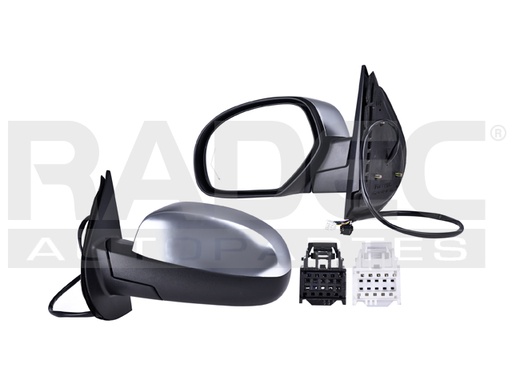 [018-0644-07] ESPEJO CV TAHOE 07-14 ELECTRICO C/DESEMPANANTE C/DIRECCIONAL C/MEMORIA C/LUZ E/ABATIBLE SATINADO PREMIUM/XFE/WT/PLATINUM/LTZ/BASE/LS/LT/DENALI/SL/SLE/SLT IZQ