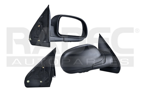 [018-0647-00] ESPEJO CV TRAIL BLAZER 02-09 MANUAL NEGRO R/Q/EXT/B/A/CXL/NORTH/SS/BASE/LT/DENALI/SLE/SLT V8 8 CILINDROS 4.2/6.0L 4 PUERTAS DER