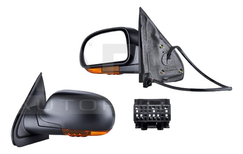 [018-0647-05] ESPEJO CV TRAIL BLAZER 02-09 ELECTRICO C/DESENPANANTE C/DIRECCIONAL NEGRO 7 PINES NORTH/BASE/LS/LT/SLE/SLT V8 8 CILINDROS 4.2/6.0L 4 PUERTAS IZQ
