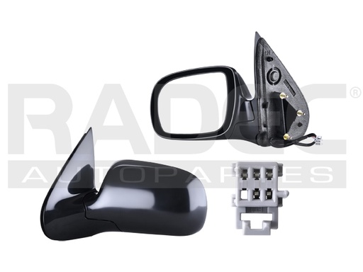 [018-0650-07] ESPEJO CV VENTURE 97-05 ELECTRICO C/DESEMPANANTE CORRUGADO 5 PINES CX/GLS/GL/PREMIER/CXL/BASE/LS/LT IZQ