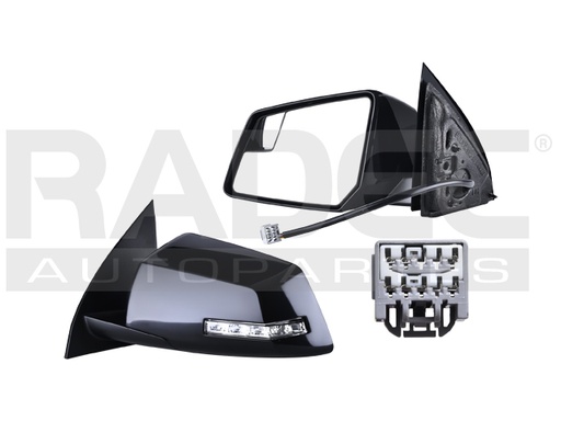 [018-0663-01] ESPEJO CV TRAVERSE 09-17 ELECTRICO C/DESENPANANTE C/DIRECCIONAL C/PUNTO CIEGO P/PINTAR 7 PINES SLT2/SLT1/LTZ/BASE/LS/LT/DENALI/SL/SLE/SLT V6 6 CILINDROS 3.6L 4 PUERTAS IZQ