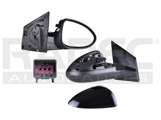 [018-0670-02] ESPEJO CV SONIC 12-19 ELECTRICO C/DESENPANANTE P/PINTAR 5 PINES LS/LT/LTZ/RS L4 4 CILINDROS 1.6/1.8L 4 PUERTAS DER