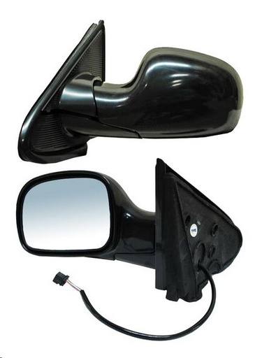 [018-0703-13] ESPEJO CR CARAVAN 01-08 ELECTRICO NEGRO 3 PINES CV/EX/SPORT/EL/EC/LX/LXI/SE/SXT/LIMITED/TOURING/BASE L4/V6 4/6 CILINDROS 2.4/3.3L 4 PUERTAS IZQ