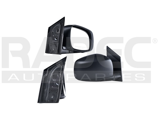 [018-0703-18] ESPEJO CR CARAVAN 08-20 MANUAL CORRUGADO NEGRO LX/LIMITED/TOURING DER