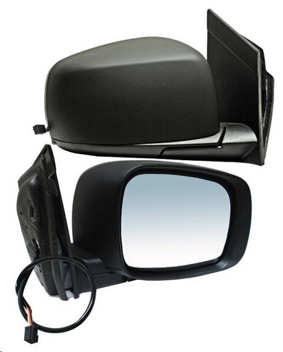 [018-0703-20] ESPEJO CR CARAVAN 08-20 ELECTRICO C/DESEMPANANTE NEGRO 5 PINES LI/LX/LIMITED/S/TOURING/BASE DER