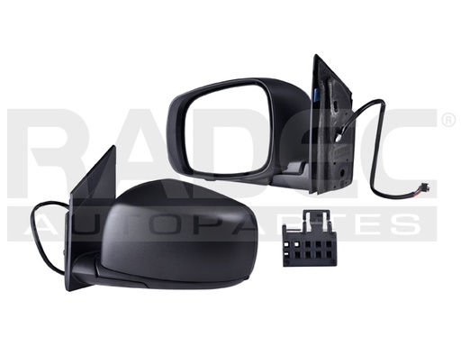 [018-0703-35] ESPEJO CR CARAVAN 08-20 ELECTRICO C/DESEMPANANTE E/ABATIBLE CORRUGADO EXPRESS/PREMIUM/CV/LX/RT/SE/SXT/LIMITED/S/TOURING V6 6CILINDROS 3.6L 4 PUERTAS IZQ