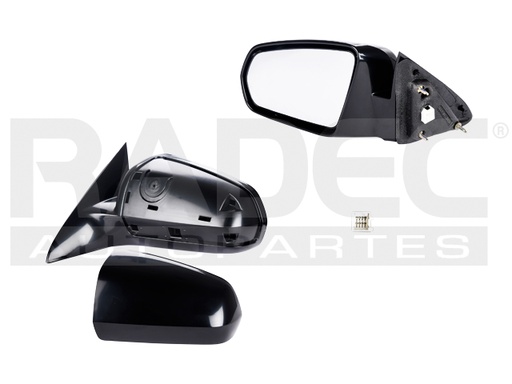 [018-0704-03] ESPEJO CR CIRRUS SEBRING 07-09 ELECTRICO P/PINTAR 3 PINES LX/LIMITED/TOURING/BASE IZQ