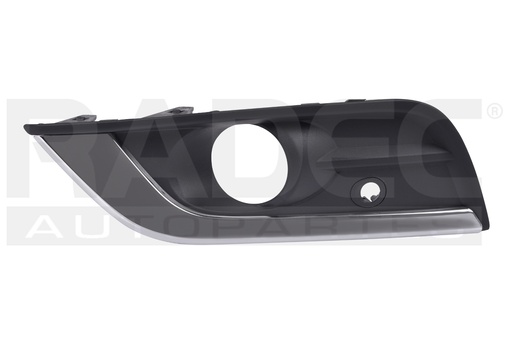 [003-2611-05] REJILLA FASCIA DELANTERA RN KOLEOS 17-19 C/HOYO P/FARO C/HOYO P/SENSOR F/CROMADO ICONIC/BOSE/INTENSE L4 4CILINDROS 2.5L 5 PUERTAS IZQ