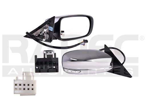 [018-0720-10] ESPEJO CR 300 11-18 ELECTRICO C/DESEMPANANTE C/DIRECCIONAL C/MEMORIA CROMADO TOURING/SRT8/LX/SE/S/C V6/V8 6/8CILINDROS 3.6/5.7L 4 PUERTAS DER