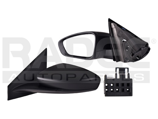 [018-0723-09] ESPEJO CR 200 15-16 ELECTRICO P/PINTAR 3 PINES LIMITED/LX/S/C L4/V6 4/6CILINDROS 2.4/3.6L 4 PUERTAS IZQ