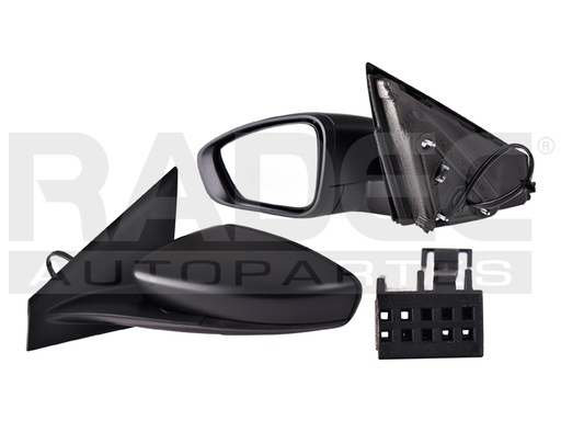 [018-0723-11] ESPEJO CR 200 15-16 ELECTRICO C/DESEMPANANTE P/PINTAR 5 PINES LIMITED/LX/S/C L4/V6 4/6CILINDROS 2.4/3.6L 4 PUERTAS IZQ