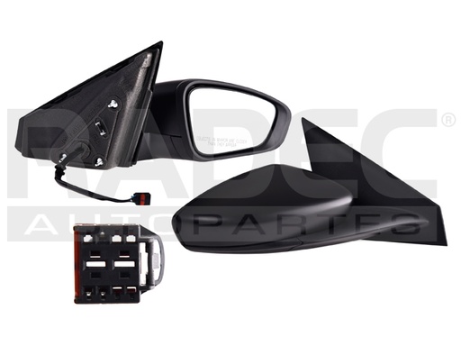 [018-0723-16] ESPEJO CR 200 15-16 ELECTRICO P/PINTAR 3 PINES LIMITED/LX/S/C L4/V6 4/6CILINDROS 2.4/3.6L 4 PUERTAS DER