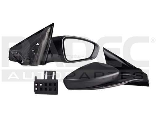 [018-0723-18] ESPEJO CR 200 15-16 ELECTRICO C/DESEMPANANTE P/PINTAR 5 PINES LIMITED/LX/S/C L4/V6 4/6CILINDROS 2.4/3.6L 4 PUERTAS DER