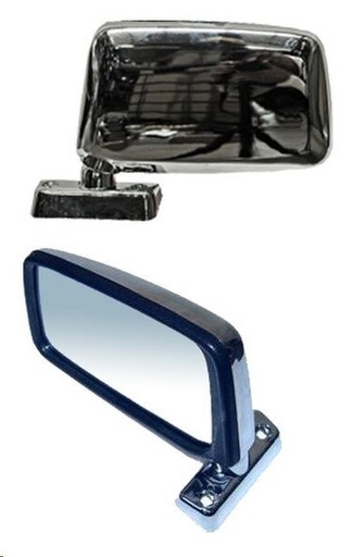 [018-0803-01] ESPEJO NS 720 81-93 TIPO JAPONES CROMADO BASE/DELUXE/SPORT TRUCK L4 4 CILINDROS 2.0/2.2/2.4/2.5L 2 PUERTAS (U.T.P) IZQ