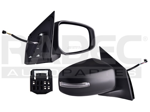 [018-0902-28] ESPEJO DG ATTITUDE 15-23 ELECTRICO C/DIRECCIONAL P/PINTAR 5 PINES SE/SXT/GLX/GLS/GT/G4 L3 3 CILINDROS 1.2L 4 PUERTAS DER