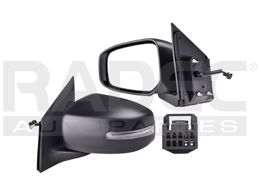 [018-0902-31] ESPEJO DG ATTITUDE 15-23 ELECTRICO C/DESEMPANANTE C/DIRECCIONAL P/PINTAR 7 PINES SE/SXT/GLX/GLS/GT/G4 L3 3 CILINDROS 1.2L 4 PUERTAS IZQ