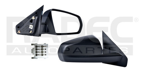 [018-0903-02] ESPEJO DG AVENGER 08-13 ELECTRICO C/DESENPANANTE CORRUGADO 5 PINES SXT/EXPRESS/RT/SE L4/V6 4/6 CILINDROS 2.4/3.6L 4 PUERTAS DER